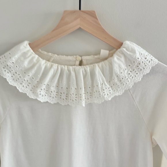 Crewcuts White Ruffled Top - Picture 4 of 8